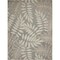 Homeroots 4 x 6 ft. Natural Leaves Indoor & Outdoor Area Rug 384954 - alternate 1